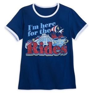Im Here For The Rides Disney Tshirt